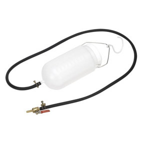 Sealey MS029 Motorcycle Portable Fuel Tank 1ltr 950mm Hose