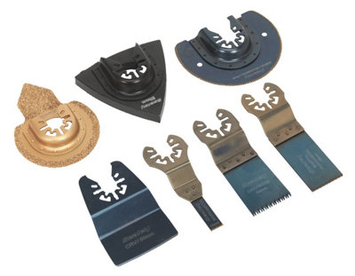 Sealey Multi-Tool All-Purpose Blade Set 7pc SMTS7