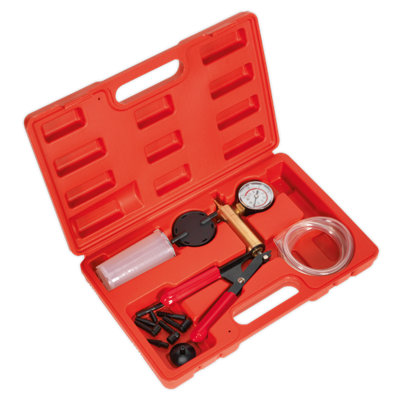 Sealey Multifunction Vacuum Tester & Brake Bleeding Kit With Gauge VS402