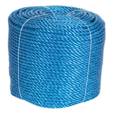 Sealey Multipurpose Polypropylene Heavy Duty Rope 8mm x 220 Metres Blue RC08220
