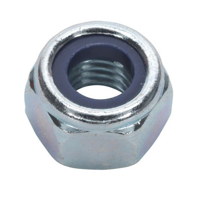 Sealey Nylon Locknut M10 Zinc Pack of 100 NLN10
