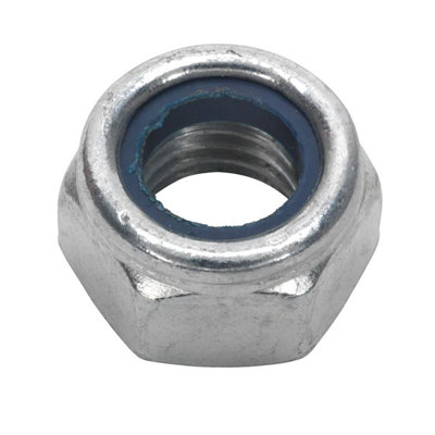 Sealey Nylon Locknut M14 Zinc Pack of 25 NLN14