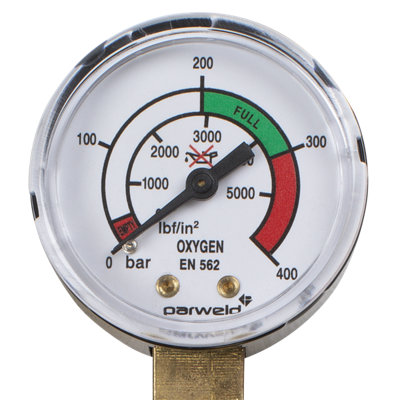 Sealey Oxygen Regulator With Bottle And Working Pressure Displays SGA30 - 5