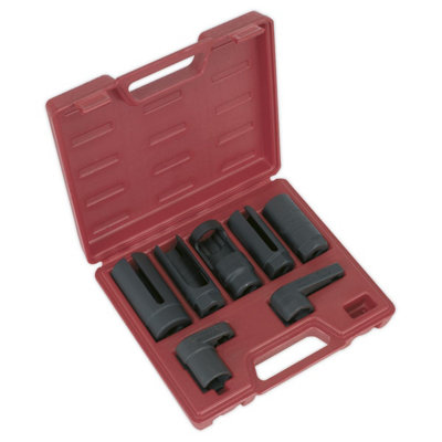 Sealey Oxygen Sensor Socket Set 7pc 3/8" & 1/2"Sq Drive SX032