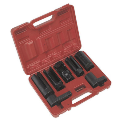 Sealey Oxygen Sensor Socket Set 7pc 3/8" & 1/2"Sq Drive SX032