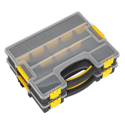 Sealey Parts Tools Storage Case With Removable Compartments Stackable APAS15A