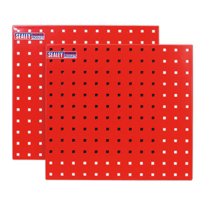 Sealey PerfoTool Storage Panel 2 Pieces 500mm x 500mm Powder Coated Steel TTS05