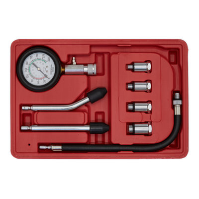 Sealey Petrol Engine Compression Test Kit 8pc CT955