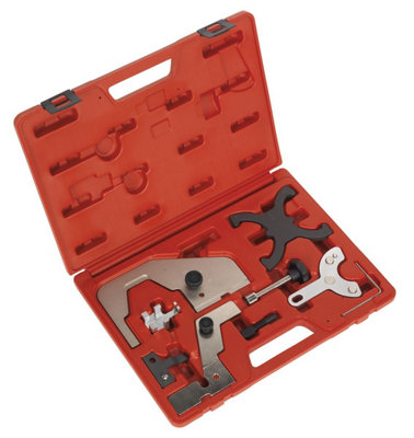 Sealey Petrol Engine Timing Tool Kit - for Ford, Volvo, Mazda 1.5, 1.6, 2.0 - Belt/Chain Drive VSE6160