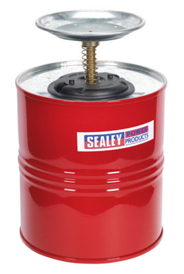 Sealey Plunger Can 3.8L With Perforated Metal Flash Arrestor - 3.8 Litres PC38