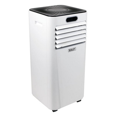 Sealey Portable Air Conditioner/Dehumidifier/Air Cooler with Window Sealing Kit 7,000Btu/hr SAC7000
