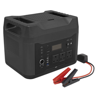 Sealey Portable Power Station 2200W Built-In Light + Smart Jump Cables SPB2200W - 6