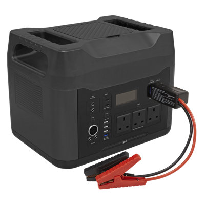 Sealey Portable Power Station 2200W Built-In Light + Smart Jump Cables SPB2200W - 7