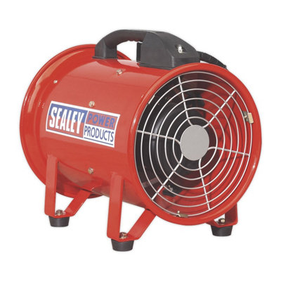 Sealey Portable Ventilator 200mm With 5 Metres Ducting Lightweight VEN200