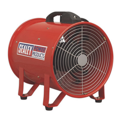 Sealey Portable Ventilator 300mm With 5 Metres Ducting Lightweight VEN300