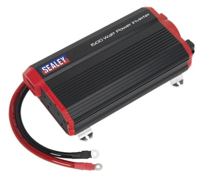 Sealey Power Inverter Modified Sine Wave 1500W 12V DC - 230V 50Hz PI1500