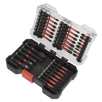 Sealey Power Tool Bit Set 34 Pieces Impact Grade Daily Professional Use ...
