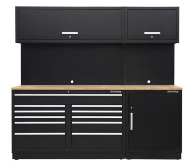Sealey Premier 2.3m Storage System - Oak Worktop APMSCOMBO4W