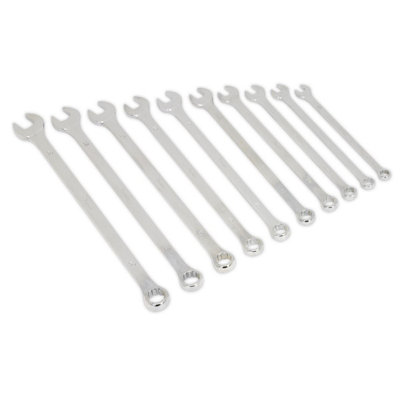 Sealey Premier Extra-Long Combination Spanner Set 10pc AK6310