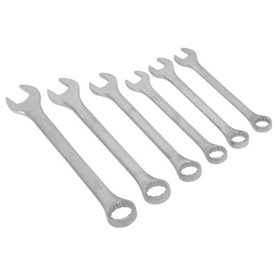 Sealey Premier Jumbo Combination Spanner Set 6pc AK63259