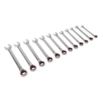 Sealey Premier Platinum Reversible Ratchet Combination Spanner Set 12pc AK63944