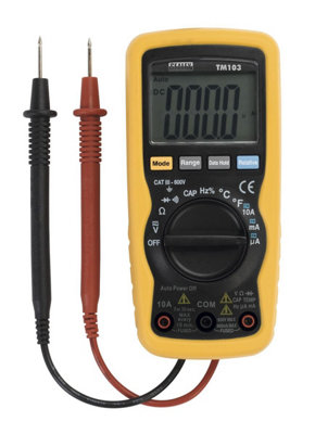 Sealey Professional Auto-Ranging Digital Multimeter - 11-Function TM103