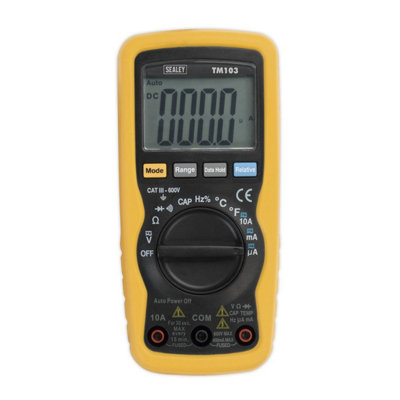 Sealey Professional Auto-Ranging Digital Multimeter - 11-Function TM103