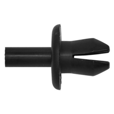 Sealey Push Rivet Diameter 15mm x 15mm Fits BMW GM Black - Pack of 20 Pieces TCPR1515