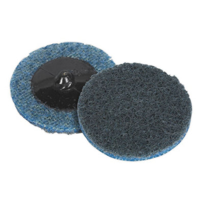 Sealey Quick Change Preparation Pad Size 50mm Fine - Pack of 10 PTCQC50F