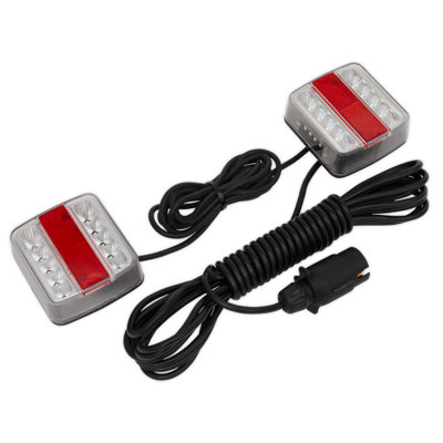 Sealey Rear Lighting Set Magnetic With 5 Functions SMD LED 12V TB18LEDMAG