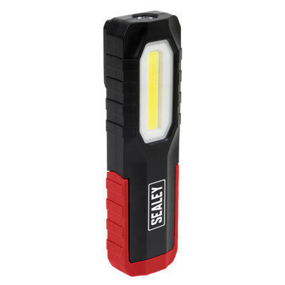 Sealey Rechargeable 3W COB & 2W SMD LED Inspection Light Lamp Torch LED301
