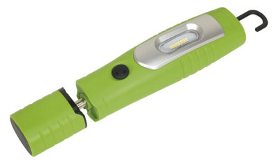 Sealey Rechargeable Inspection Lamp 360 Degree 7 SMD 3W SMD LED Green LED3602G