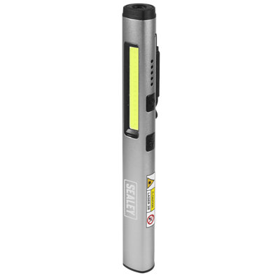 Sealey Rechargeable UV Penlight 5W COB 3W SMD LED With Laser Pointer LED450UV