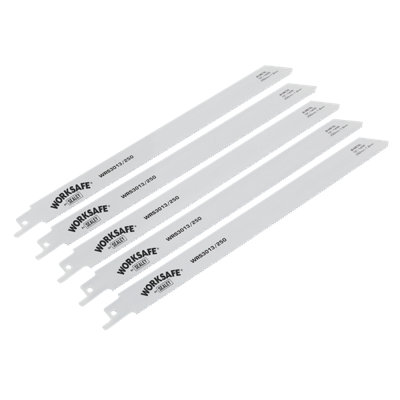 Sealey Reciprocating Saw Blade 250mm 14 TPI White - Pack of 5 WRS3013/250