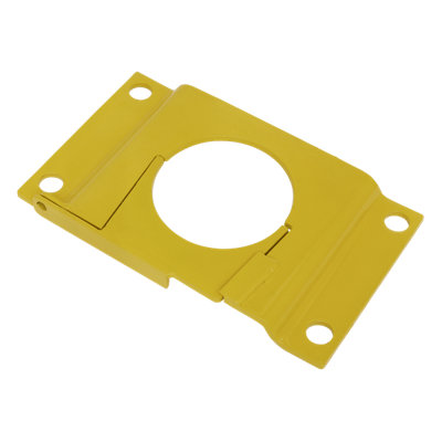Sealey Removable Bollard Steel Base Plate Locking Diameter 11mm Padlock Hole RBLP - 3
