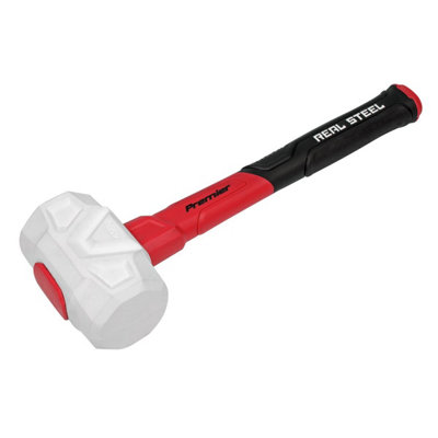 Sealey RMG16 Premier Rubber Mallet with Fibreglass Shaft & Graphite Core 16oz