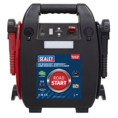 Sealey RoadStart Emergency Jump Starter 12V 3.5L 6-Cylinder - RS102B