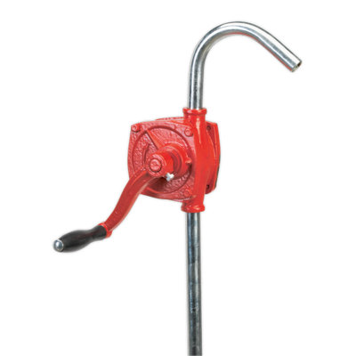 Sealey Rotary Barrel Drum Pump Transfer Syphon Hand Petrol Diesel Fuel Oil TP55