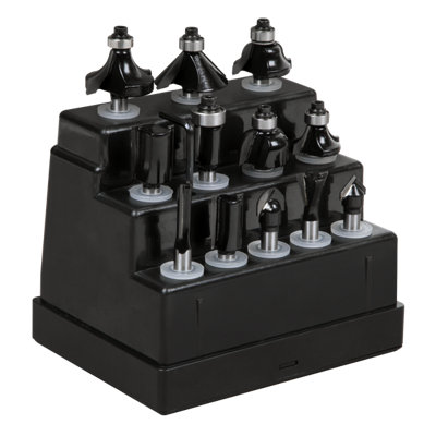 Sealey Router Bit Set 12 Pieces 1/4