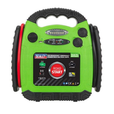 Sealey RS1312HV RoadStart Car Battery Emergency Power Pack 12V 900 Peak Amps