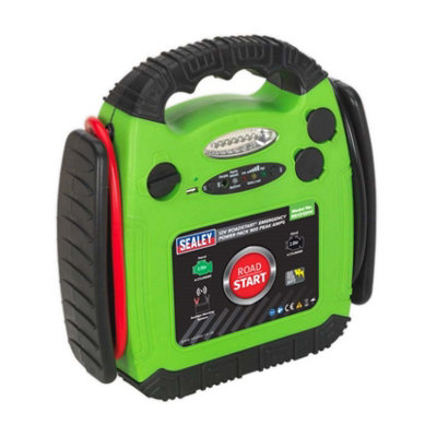Sealey RS1312HV RoadStart Car Battery Emergency Power Pack 12V 900 Peak Amps