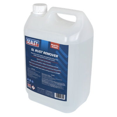Sealey Rust Remover 5L PH Neutral Plastic Safe Reusable Environmentally ...