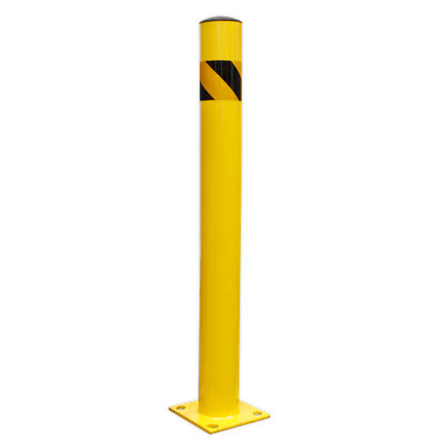 Sealey Safety Bollard With 200mm Square Base Plate 1050mm Yellow BOL1050