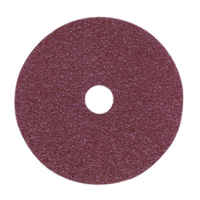 Sealey Sanding Disc Fibre Paper Backed 100mm 36Grit Pack Of 25 FBD10036