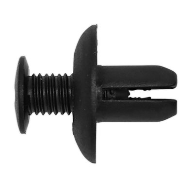 Sealey Screw Rivet Diameter 18mm x 13mm For Toyota Black - Pack of 20 Pieces TCSR1813