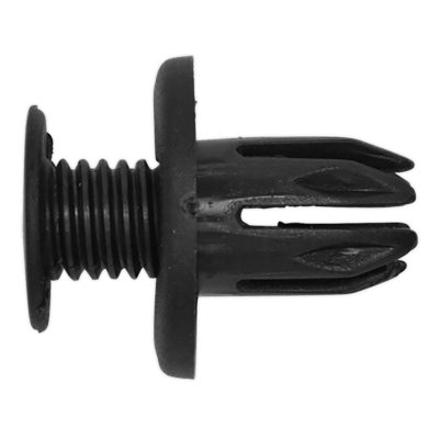 Sealey Screw Rivet Diameter 20mm x 15mm Fits Japanese Black Pack of 20 Pieces TCSR2015J