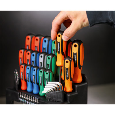 Sealey Screwdriver, Hex Key & Bit Set 44pc - S01090