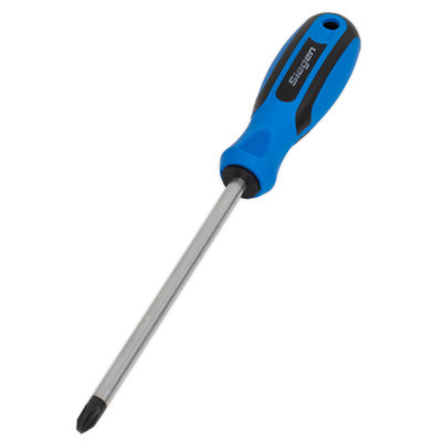 Sealey Screwdriver Phillips With Contoured Soft Grip Handle 3 x 150mm S01182