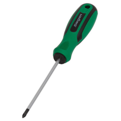 Sealey Screwdriver Pozi 0 x 75mm With Contoured Soft Grip Handle S01184