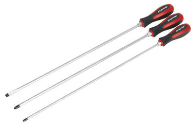 Sealey Screwdriver Set 3pc Hammer-Thru 450mm AK4935